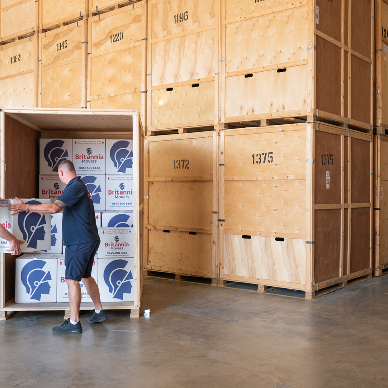 Forklift moving storage units - Image 5